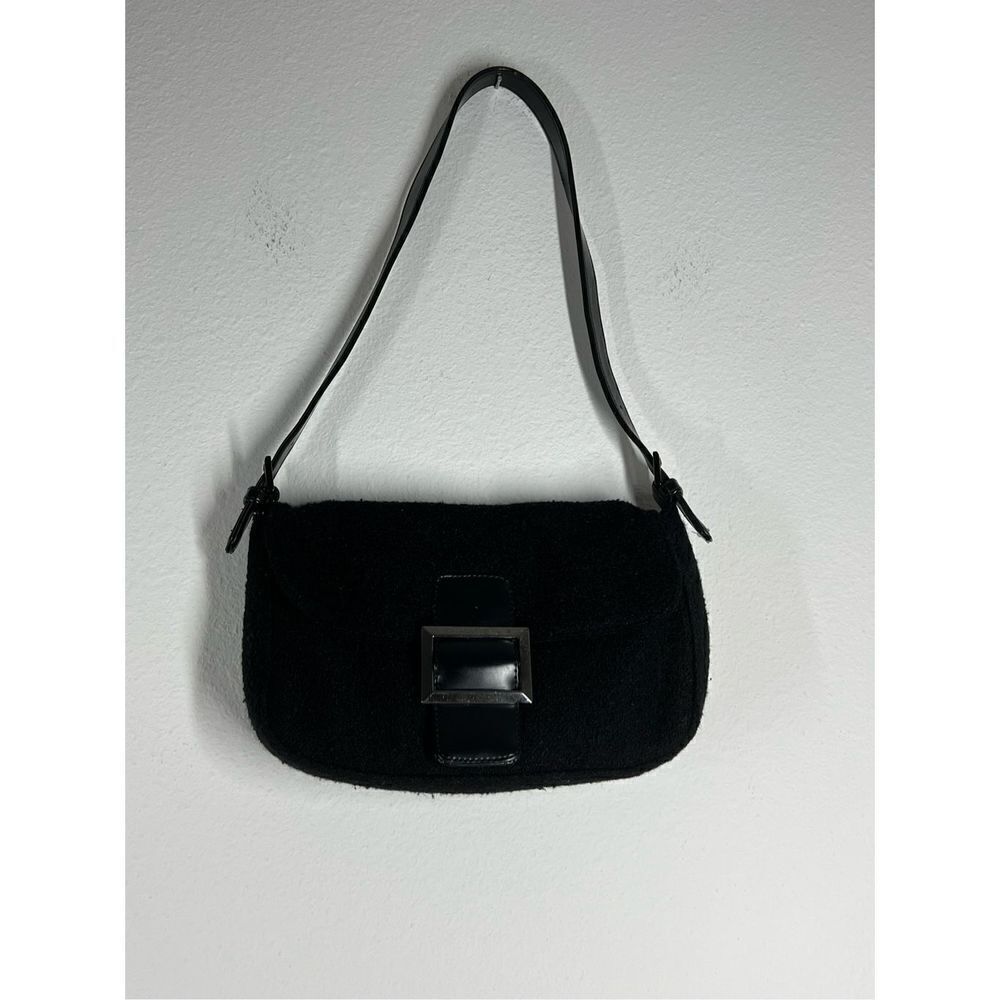 BECHAMEL BAGUETTE CLOTH HANDBAG Hobo Black